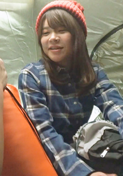 「独りでキャンプとか･･･！」女性ソロキャンプ受難！美巨乳山ガールの白い肌！